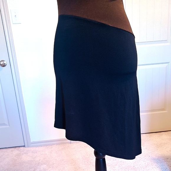 Karen millen black/brown cocktail dress . One shoulder with open side. - Picture 7 of 10